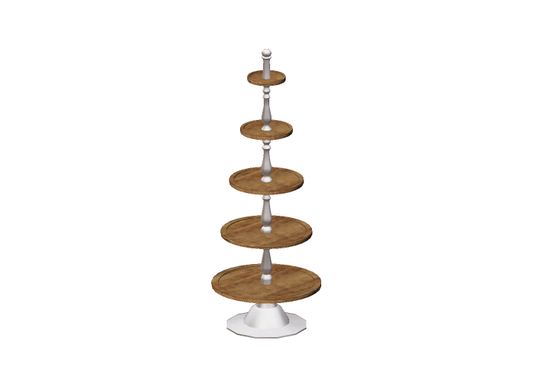 3D Zubehör - Etagere aus Holz - Kare - Paradise - 60358 -... 3D Zubehör - Etagere aus Holz - Kare - Paradise - 60358 -...
