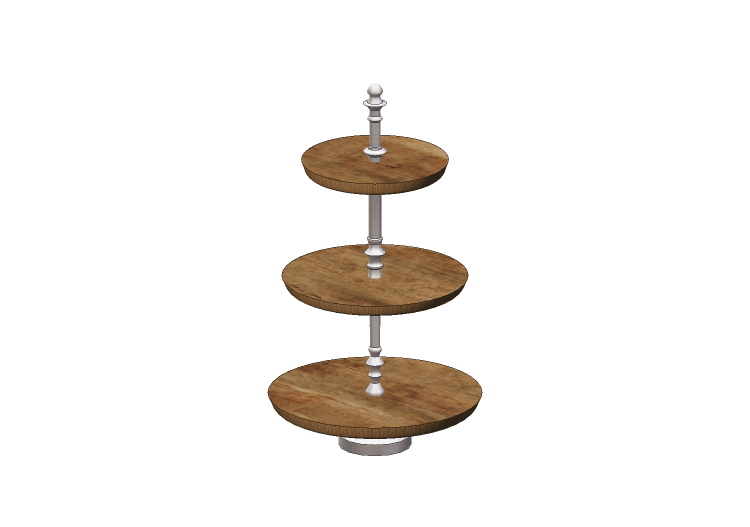 3D Zubehör - Etagere aus Holz - Kare - Paradise - 60355 -... 3D Zubehör - Etagere aus Holz - Kare - Paradise - 60355 -...