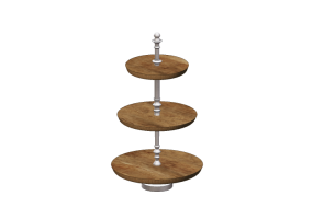 Accessori 3D - Etagere in legno - Kare - Paradise - 60355