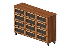 Armadi 3D - Cassettiera in legno - Kare - Drugstore - 82868