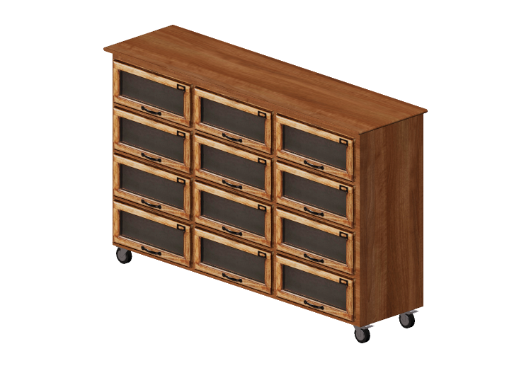 Armários 3D - Cômoda de madeira - Kare - Drugstore - 82868... Armários 3D - Cômoda de madeira - Kare - Drugstore - 82868...