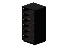 Armadi 3D - Cassettiera in metallo - Kare - Education - 82941