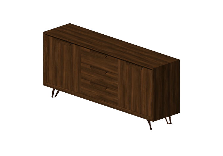 Muebles 3D - Aparador de madera - Kare - Barcelona - 82764... Muebles 3D - Aparador de madera - Kare - Barcelona - 82764...