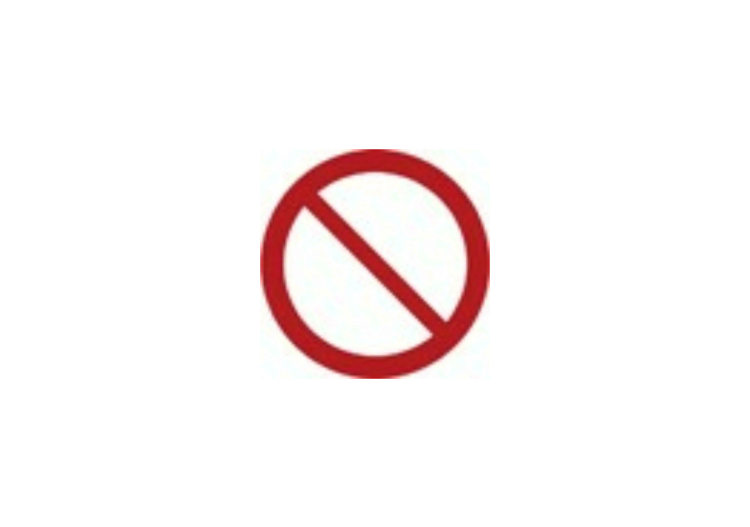 Signs - General prohibition - ACCA software Signs - General prohibition - ACCA software