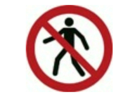 Signaux - Interdit aux pi&eacute;tons