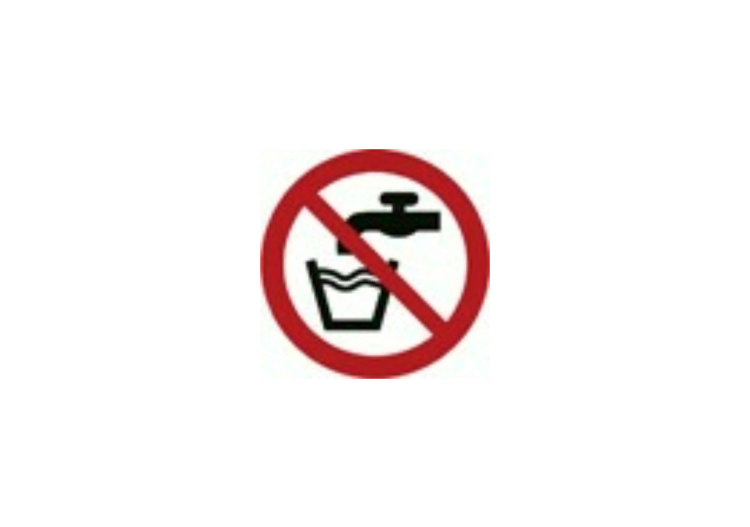 Signs - Forbidden to drink unsafe water - ACCA software Signs - Forbidden to drink unsafe water - ACCA software