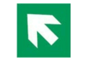 Signs - Diagonal Arrow left / right