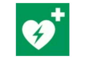 Signs - External defibrillator Emergency