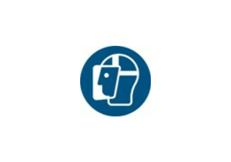 Zeichen - Gesichtsschutz benutzen - ACCA software Zeichen - Gesichtsschutz benutzen - ACCA software
