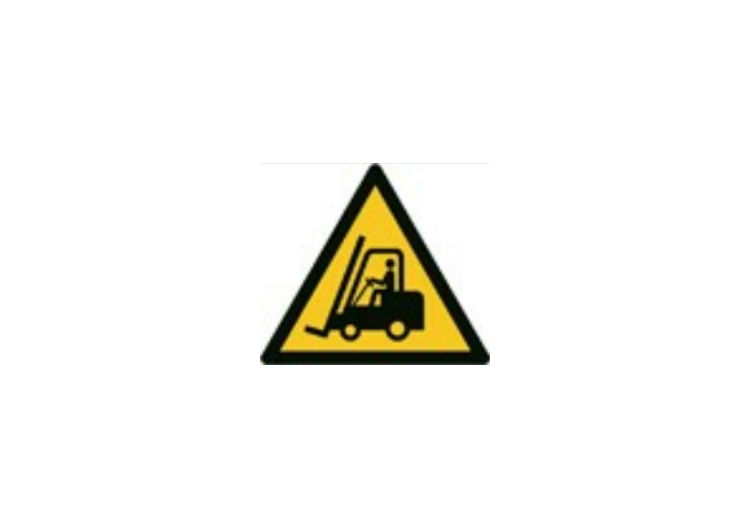 Signs - Danger forklifts and other industrial vehicles -... Signs - Danger forklifts and other industrial vehicles -...