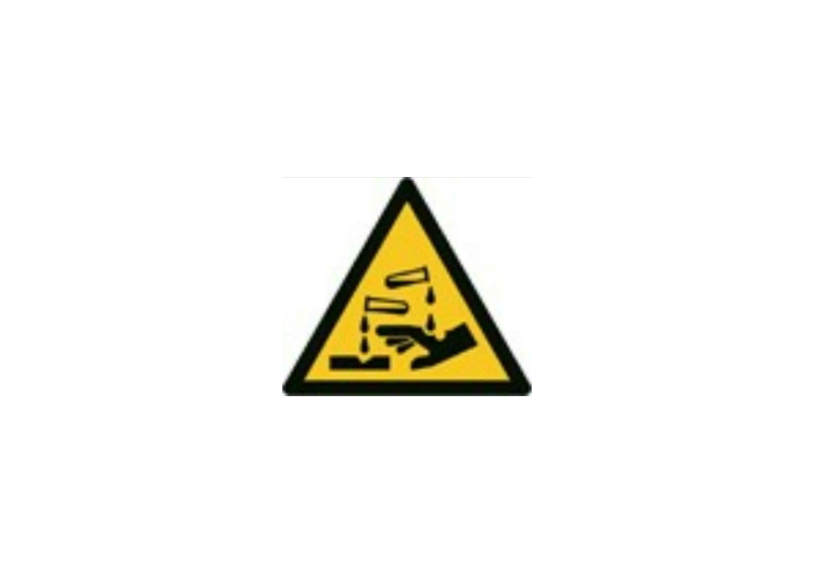 Signs - Danger corrosive substances - ACCA software Signs - Danger corrosive substances - ACCA software