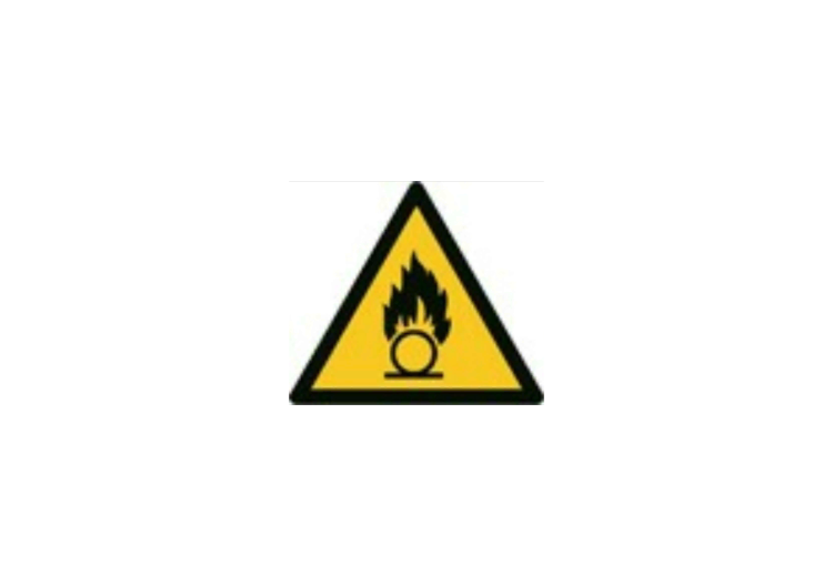 Sinalização - Perigo de substâncias oxidantes - ACCA... Sinalização - Perigo de substâncias oxidantes - ACCA...
