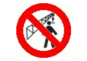 Se&ntilde;ales - Prohibido pasar presencia gr&uacute;a