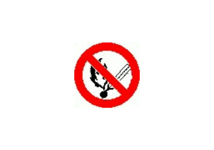 Signs - No naked flames - ACCA software Signs - No naked flames - ACCA software