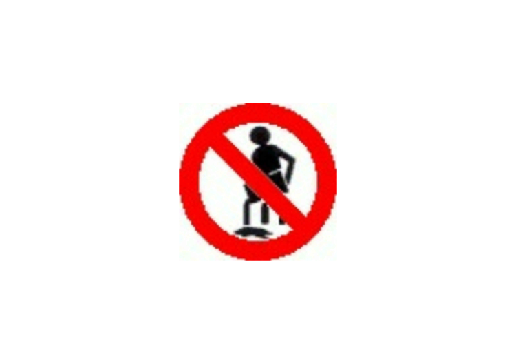 Signs - Forbidden to use any solvents - ACCA software Signs - Forbidden to use any solvents - ACCA software