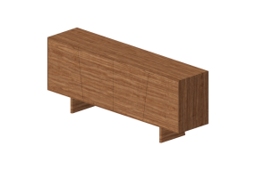 3D Furniture - Wooden sideboard - Kare - Soho - 82073