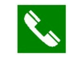 Zeichen - Brandmeldetelefon