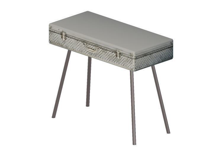 Tables 3D - Table console en métal - Kare - Suitcase -... Tables 3D - Table console en métal - Kare - Suitcase -...