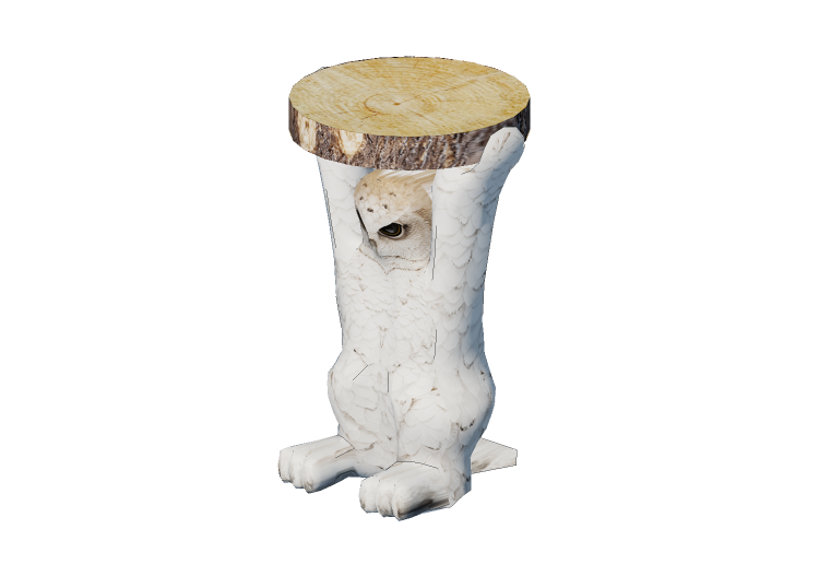 3D Tables - Table in wood - Kare - Owl - 82828 - Kare 3D Tables - Table in wood - Kare - Owl - 82828 - Kare