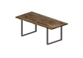 3D Tables - Wooden table - Kare - Rustic - 82849