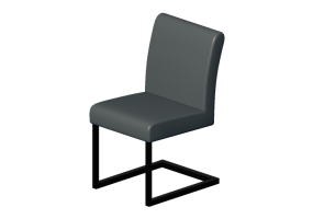 Chaises 3D - Chaise en cuir - Kare - Liberty - 81496