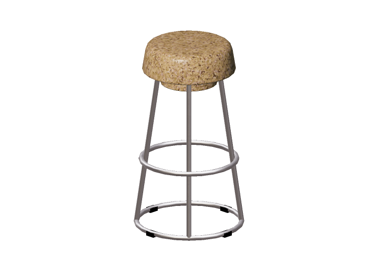 3D Stühle - Barhocker - Kare - Cork - 82107 - Kare 3D Stühle - Barhocker - Kare - Cork - 82107 - Kare