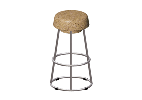 Sedie 3D - Sgabello da bar - Kare - Cork - 82107