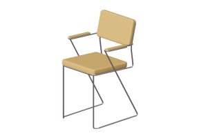 Sedie 3D - Sedia in pelle - Kare - Dottore - 82890