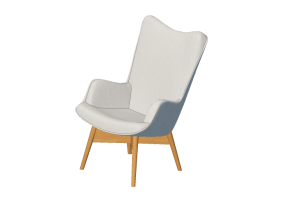Divani 3D - Poltrona in tessuto - Kare - Vicky - 82685