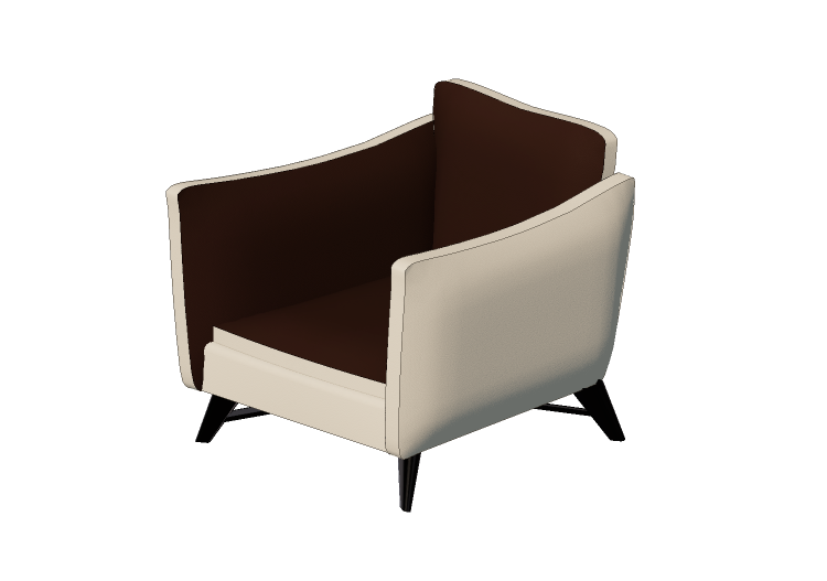 Divani 3D - Poltrona in pelle - Kare - Fashionista - 82133... Divani 3D - Poltrona in pelle - Kare - Fashionista - 82133...