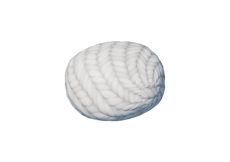 Divani 3D - Pouf in tessuto - Kare - Ovillo - 82805 - Kare Divani 3D - Pouf in tessuto - Kare - Ovillo - 82805 - Kare