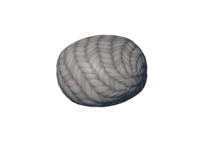 Divani 3D - Pouf in tessuto - Kare - Ovillo - 82808