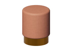 3D Sessel und Sofas - Hocker aus Stoff - Kare - Cherry - 82697