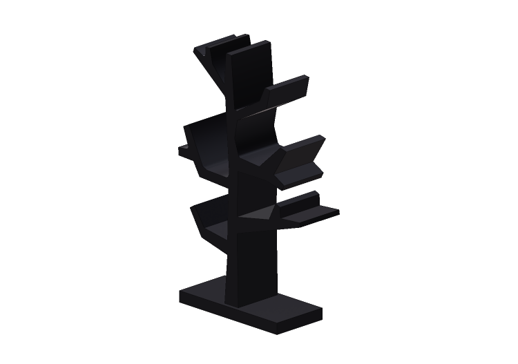 Librerie 3D - Libreria in metallo - Kare - Tree - 82260 -... Librerie 3D - Libreria in metallo - Kare - Tree - 82260 -...