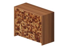 Armarios y C&oacute;modas 3D - C&oacute;moda de madera - Kare - Mirage - 82839