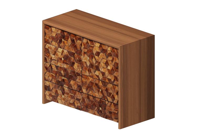 Armários 3D - Cômoda de madeira - Kare - Mirage - 82838 -... Armários 3D - Cômoda de madeira - Kare - Mirage - 82838 -...