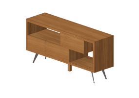 Muebles 3D - Aparador de madera - Kare - Cube - 82678