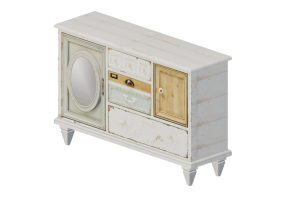 3D Furniture - Wooden sideboard - Kare - Ornamento - 82202