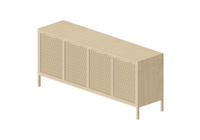 Mobili 3D - Credenza in legno - Kare - Provence - 82768