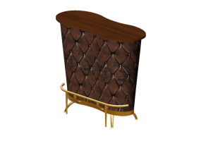 Mobili 3D - Mobile da bar in legno - Kare - Rocky - 80402