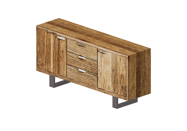 3D Möbel - Anrichte aus Holz - Kare - Rustico - 82850 -... 3D Möbel - Anrichte aus Holz - Kare - Rustico - 82850 -...