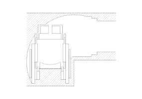 Blocos DWG - Deslocamento de 90&deg;