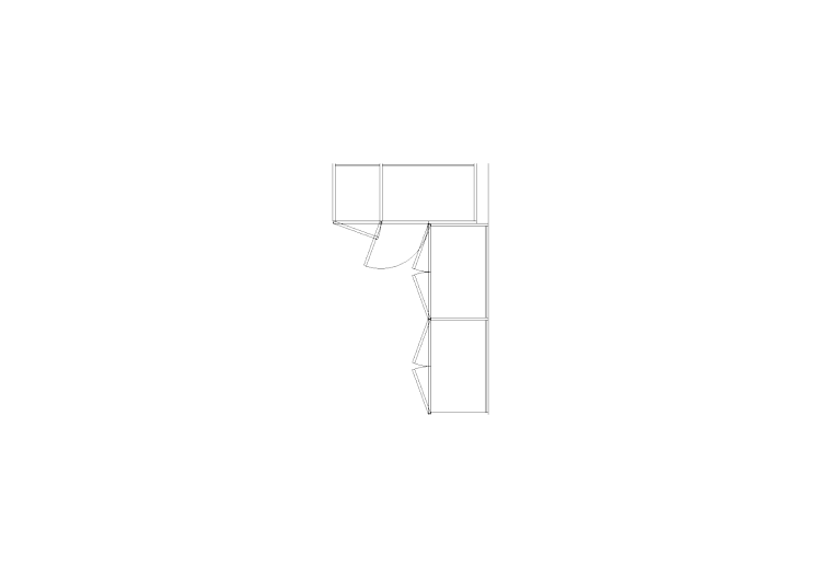 Armarios DWG - Armario batientes angular Dcha 04 - ACCA... Armarios DWG - Armario batientes angular Dcha 04 - ACCA...