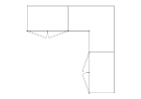 Armadi DWG - Armadio battenti angolare dx 09