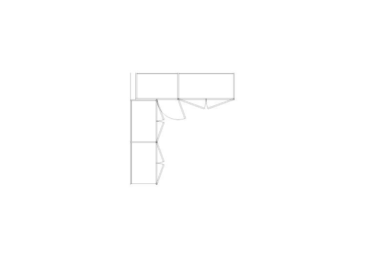 Armoires DWG - Armoire battants angulaire gch 01 - ACCA... Armoires DWG - Armoire battants angulaire gch 01 - ACCA...