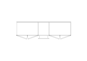 Wardrobes DWG - Hinged door Wardrobe and drawers 01