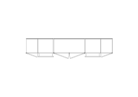 Wardrobes DWG - Hinged door Wardrobe and drawers 10