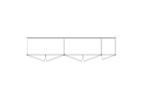 Wardrobes DWG - 5 Door Hinged Wardrobe 08
