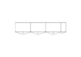 Wardrobes DWG - 7 Door Hinged Wardrobe 01