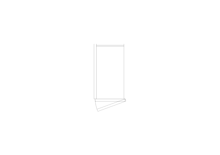 Wardrobes DWG - Wardrobe with single Hinged Door Leaf 02 -... Wardrobes DWG - Wardrobe with single Hinged Door Leaf 02 -...